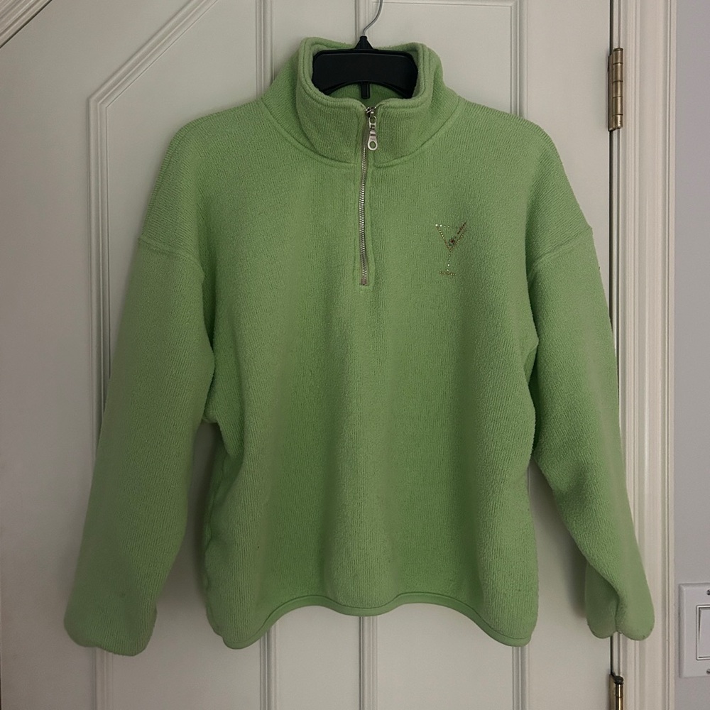 Margarita Embellished Terry Quarter Zip
